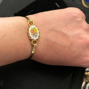 Floral Gold Bracelet
